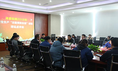 河套街道召開安全生產(chǎn)“雙重預(yù)防體系”創(chuàng)建現(xiàn)場點(diǎn)評會議